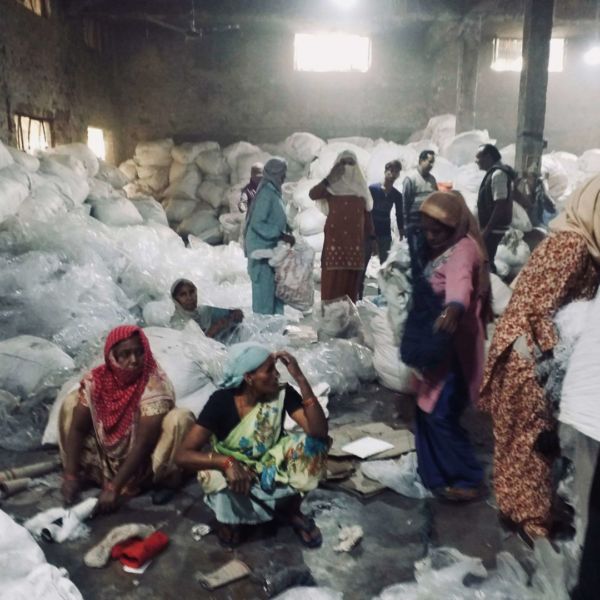 Women in Panipat textile factory, India, 2017